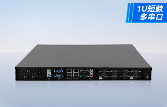 酷睿3代1U短款機架式工控機 雙網雙顯xp工業服務器 DT-S1010MB-JH61MC